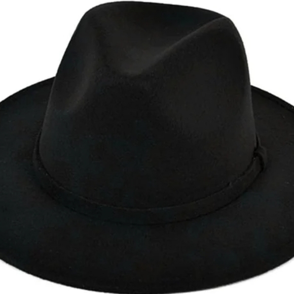 Women's Fedora- Black - Picture 3 of 3